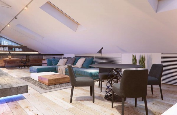 Открытый и яркий лофт Открытый и яркий лофт