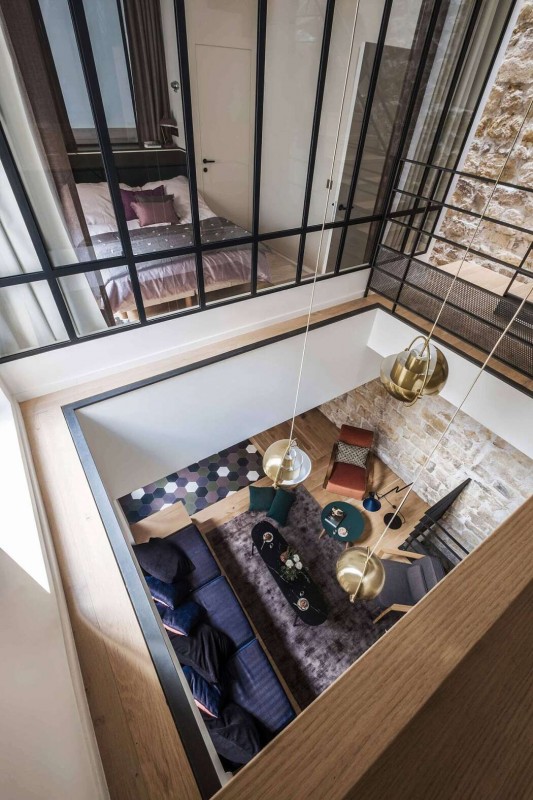 Парижская квартира с небольшим внутренним двориком