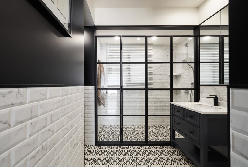 Сочетание брутальности и элегантности в интерьере тайваньской квартиры Сочетание брутальности и элегантности в интерьере тайваньской квартиры