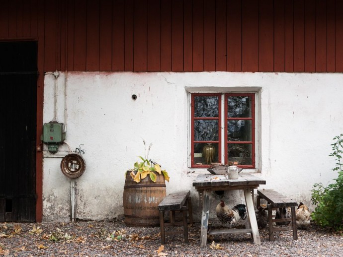 Столетний коттедж в пригороде Евле, Швеция