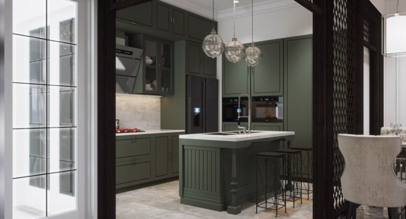 Проект апартаментов в неоклассическом стиле