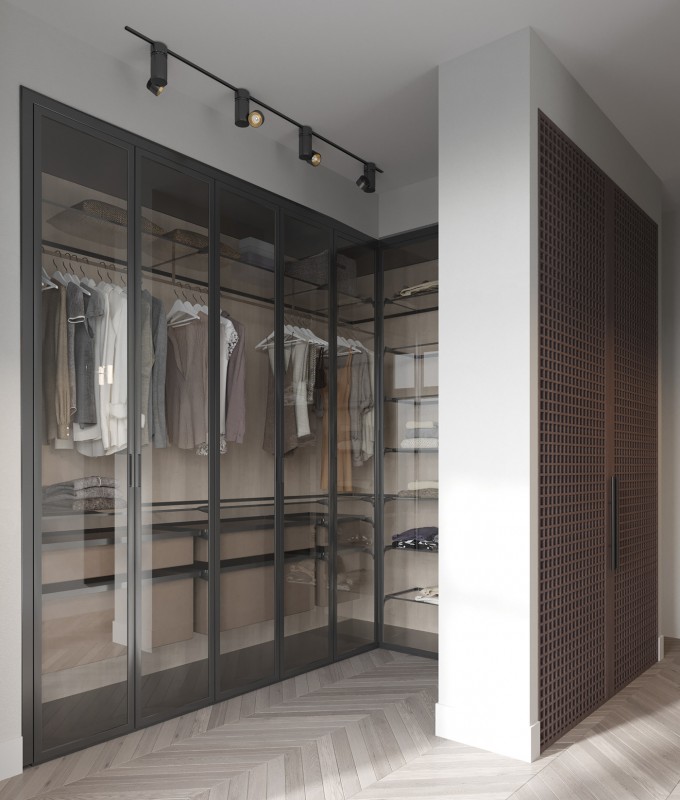 Просторные апартаменты, оформленные в пастельных тонах