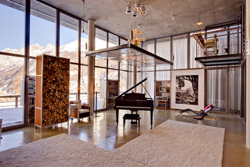 Роскошное шале в стиле "лофт" в швейцарских Альпах