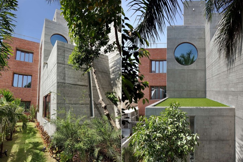 Современный дом, расположенный в Вадодаре, Индия