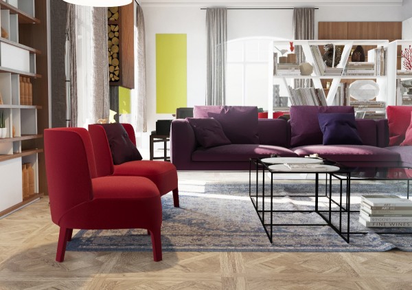 Игра контрастов: темная мебель и светлые стены Игра контрастов: темная мебель и светлые стены