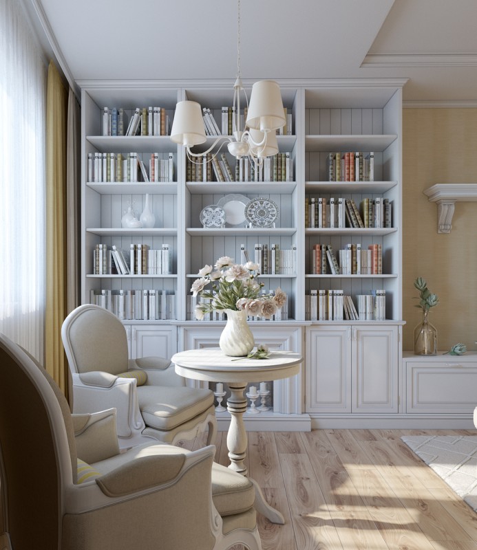 Интерьер светлой просторной квартиры