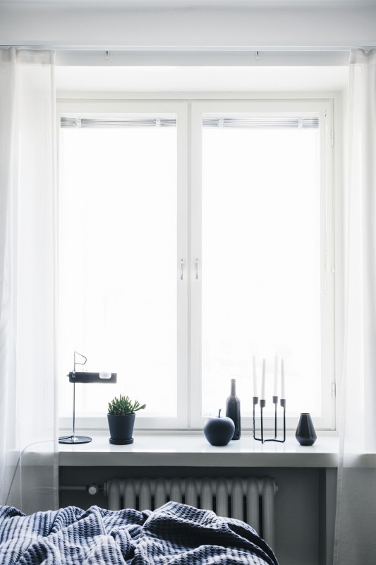 Контрастный интерьер небольшой квартиры в Хельсинки