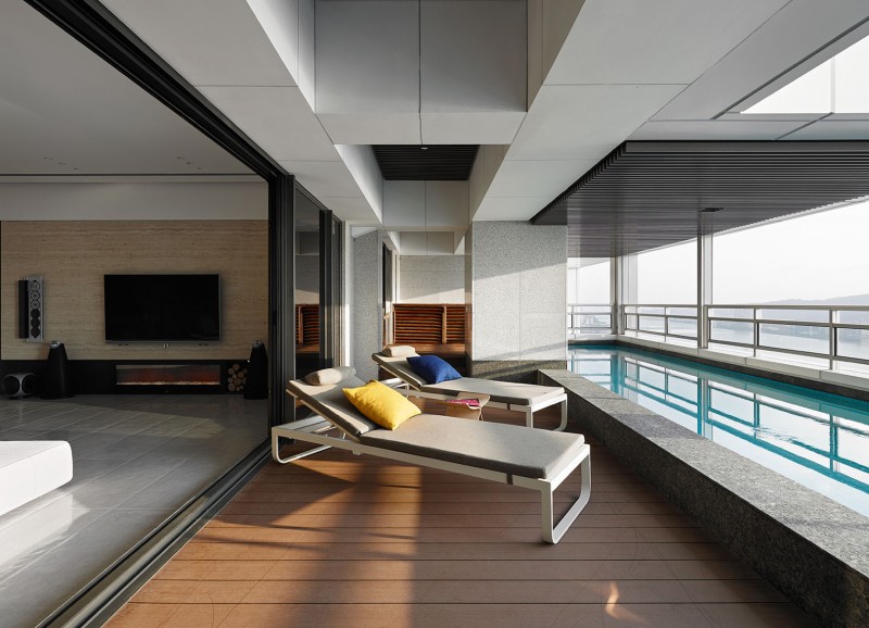 Просторный пентхаус в Тайбэе Просторный пентхаус в Тайбэе