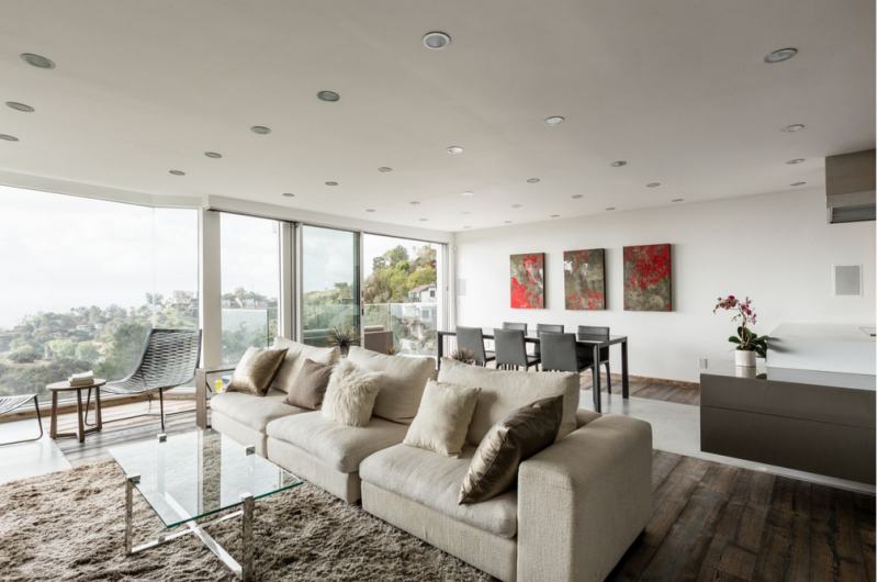 Современная архитектура на Голливудских холмах