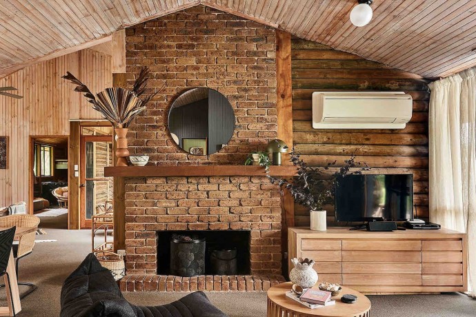 Уединённый бревенчатый дом в Виктории, Австралия