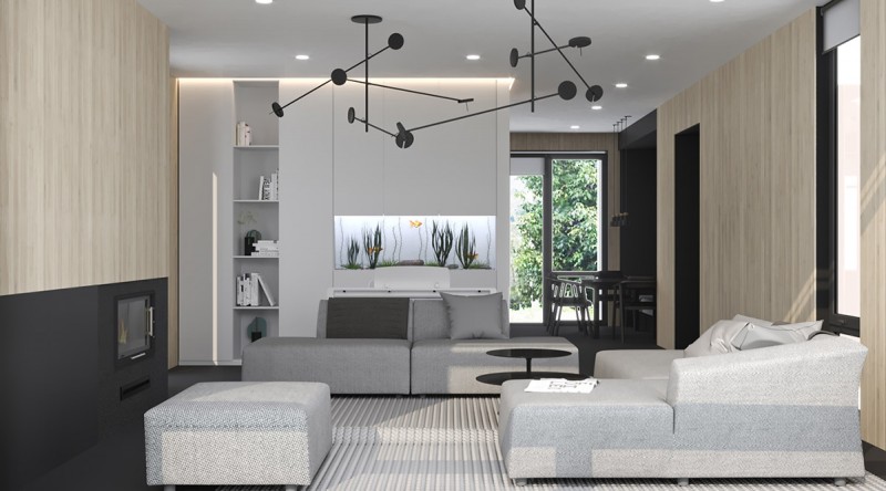 Дизайн-проект апартаментов в стиле "минимализм"
