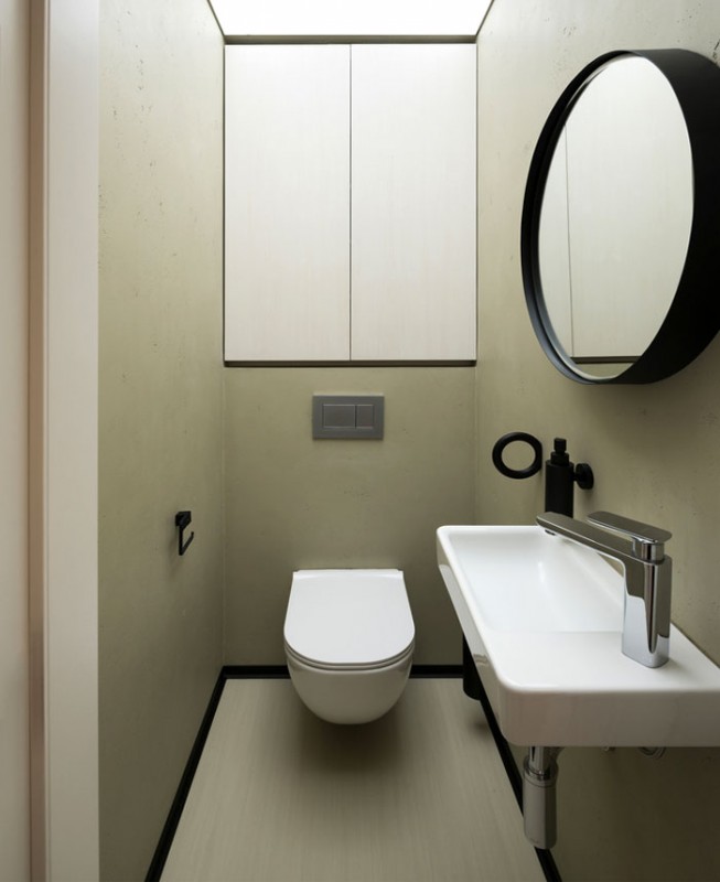 Палитра светлых оттенков и простые, элегантные формы в интерьере квартиры в Дубравке, Словакия