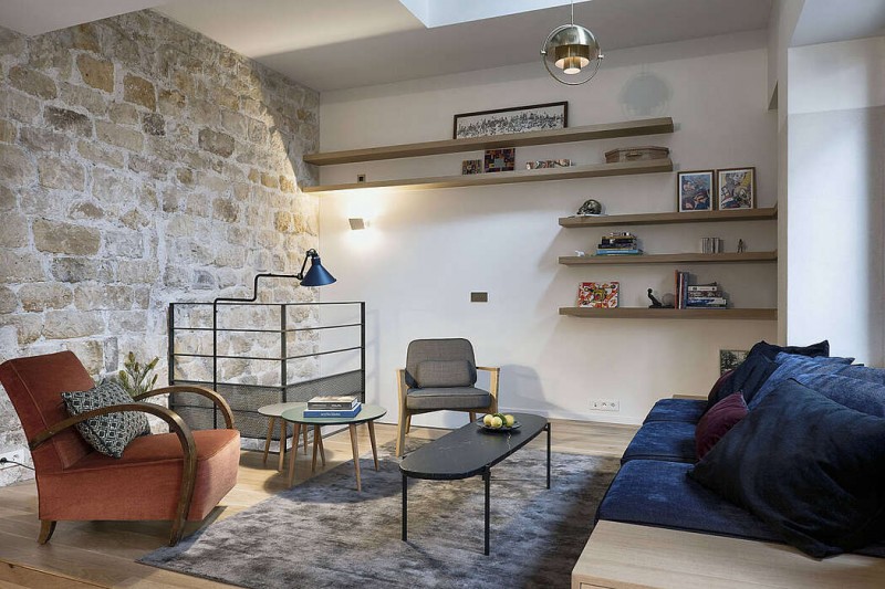 Парижская квартира с небольшим внутренним двориком