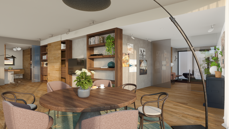 Проект комфортной гостиной Проект комфортной гостиной