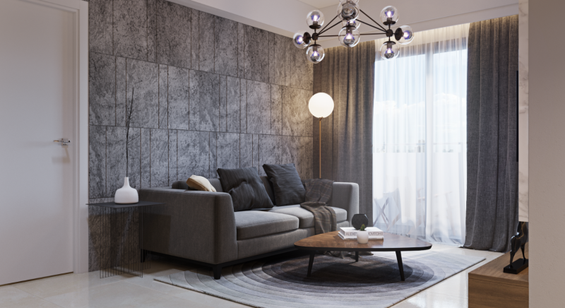 Проект квартиры, оформленной в серых тонах Проект квартиры, оформленной в серых тонах