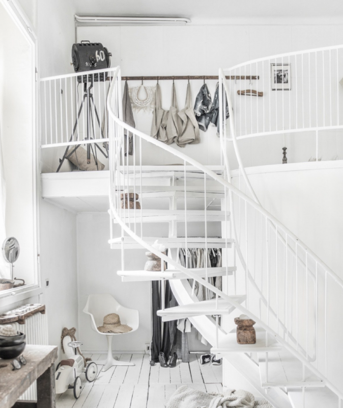 Промышленный дизайн интерьера миланской квартиры