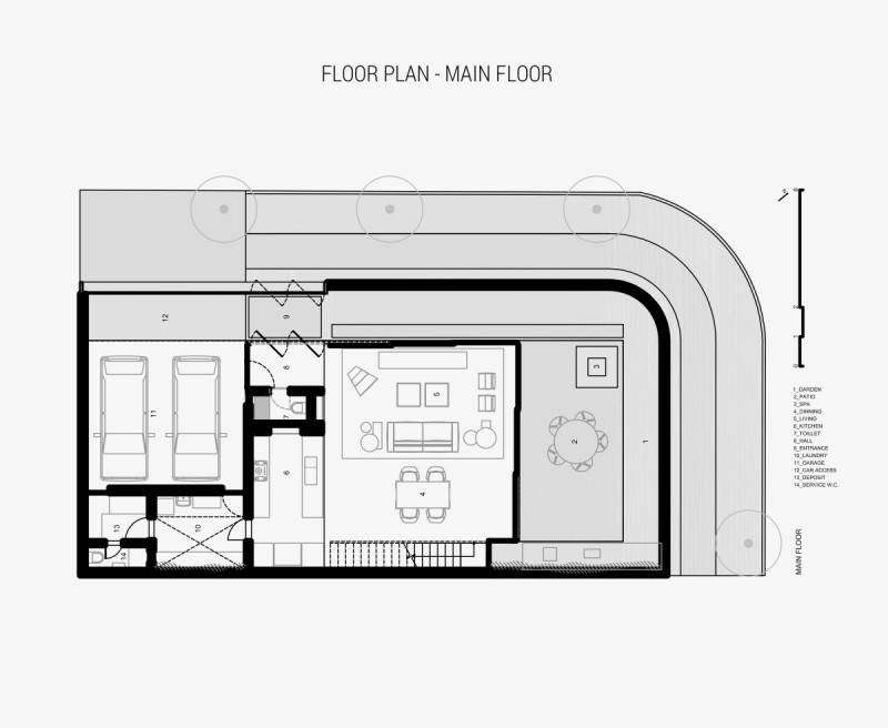 Двухэтажный дом в Сан-Паулу, Бразилия