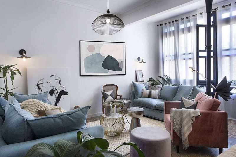 Эклектичные апартаменты в Барселоне