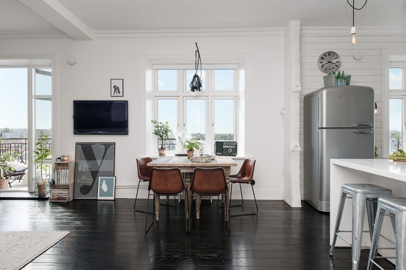 Интерьер квартиры в скандинавском стиле Интерьер квартиры в скандинавском стиле