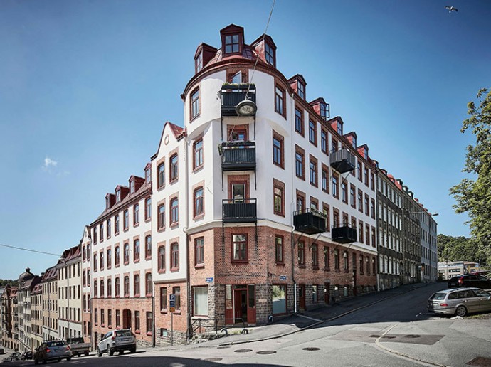 Квартира площадью 84 м2 на первом этаже в Гётеборге
