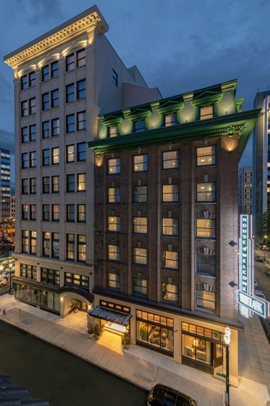 Отель The Woodlark, расположенный в центре города Портленд, штат Орегон Отель The Woodlark, расположенный в центре города Портленд, штат Орегон