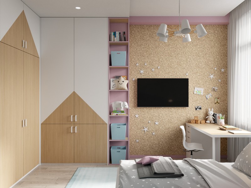 Современный интерьер – квартира в теплых тонах