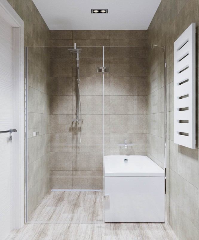 Успокаивающие оттенки серого в интерьере квартиры в Кишиневе