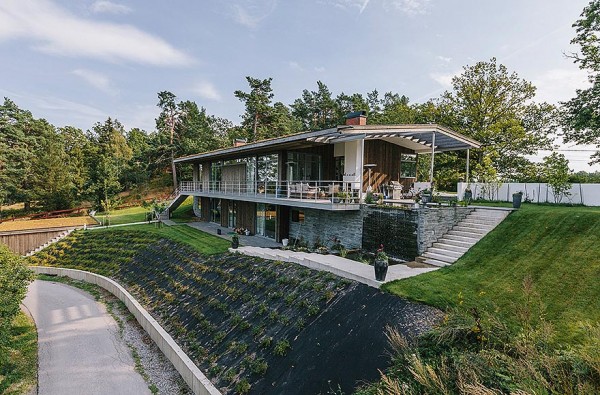 Экзотическая вилла на шведском острове Лидинго