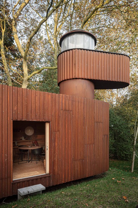 Гостевой дом необычной формы в Бельгии