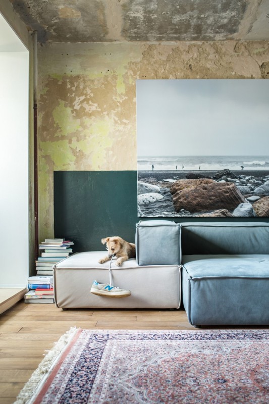 Интерьер киевской квартиры в индустриальном стиле