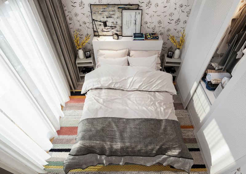 Интерьер небольшого двухэтажного дома