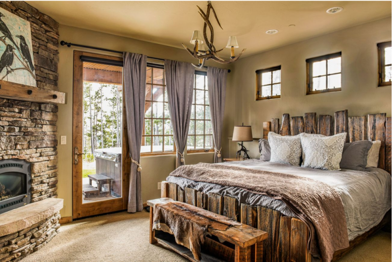 Интерьер шале в Монтане