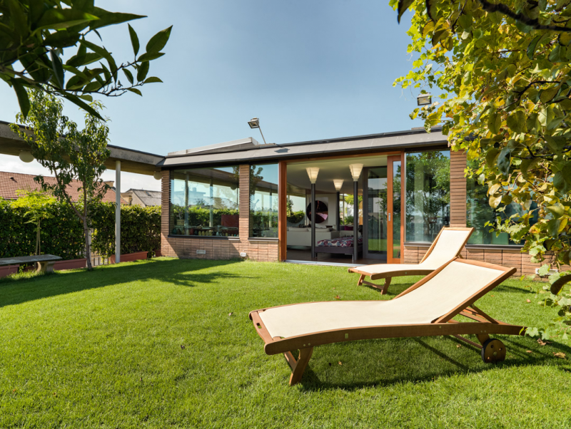 Яркие акцентные стены в интерьере пентхауса Яркие акцентные стены в интерьере пентхауса