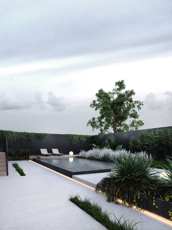 Контрастный дизайн интерьера