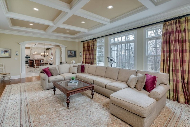 Интерьер поместья в Бернардсвилле, штат Нью-Джерси