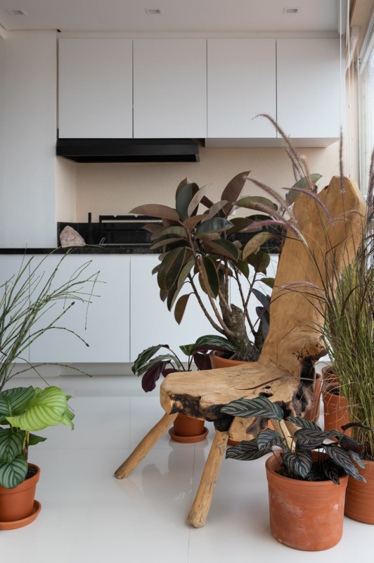 Квартира с теплой атмосферой в Сан-Паулу