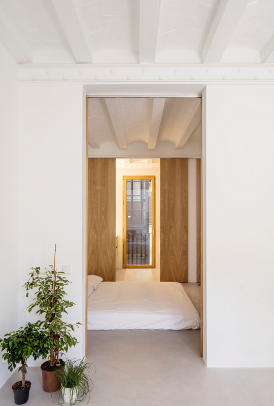 Преобразование квартиры 1880-х годов в два лофта, расположенных в районе Сан-Антонио в Барселоне Преобразование квартиры 1880-х годов в два лофта, расположенных в районе Сан-Антонио в Барселоне