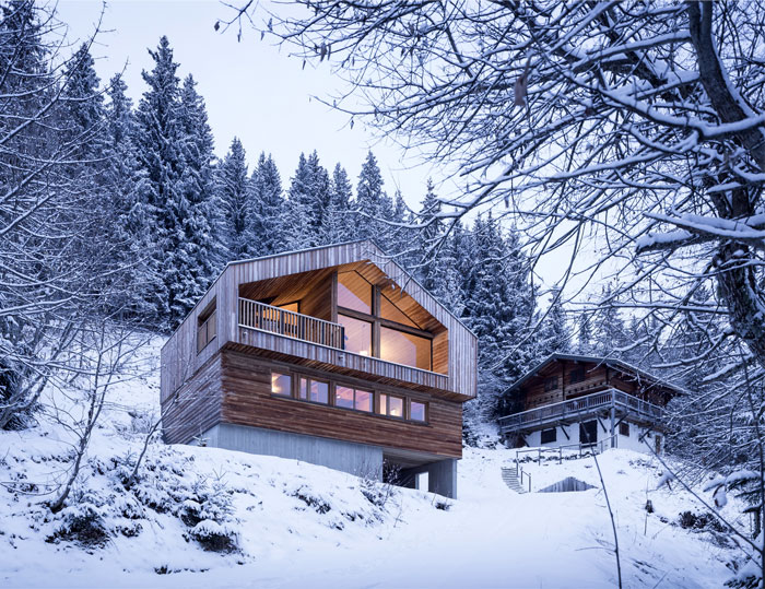 Стильное шале во Французских Альпах
