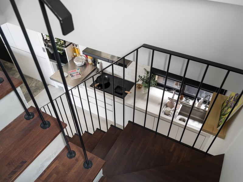 Двухуровневые апартаменты в Тайбэе