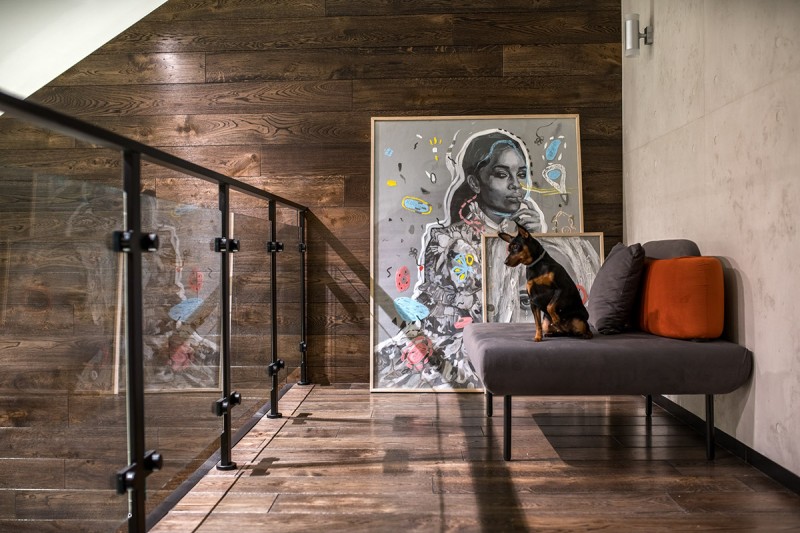 Интерьер трехуровневой квартиры Интерьер трехуровневой квартиры