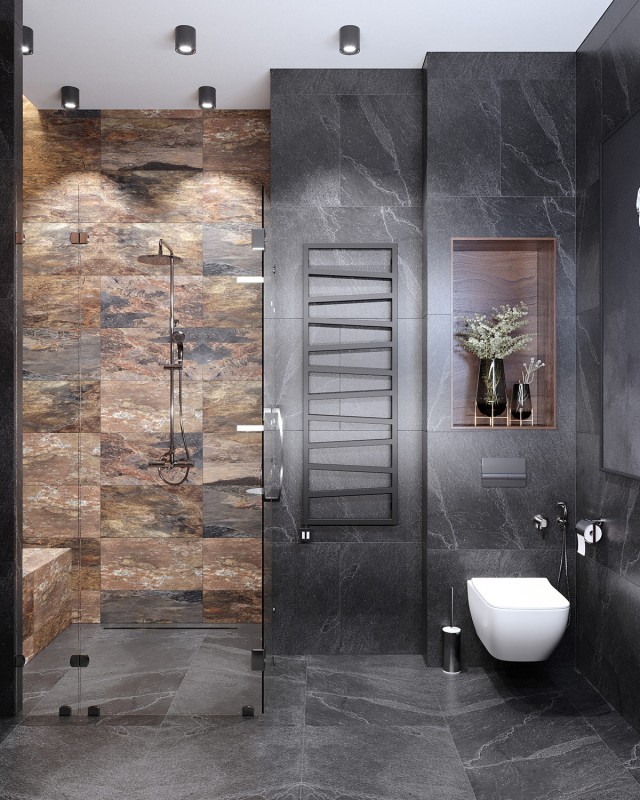 Неоклассический интерьер с акцентами кобальтового и изумрудного цветов