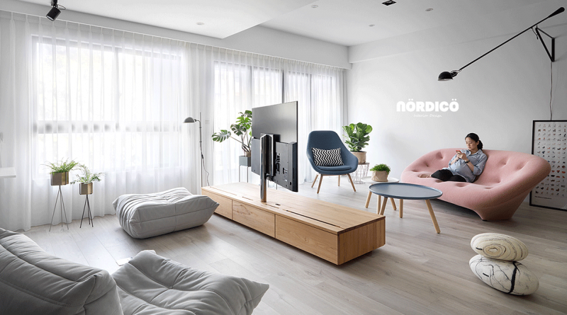 Светлая просторная квартира в Тайбэе, Китай Светлая просторная квартира в Тайбэе, Китай