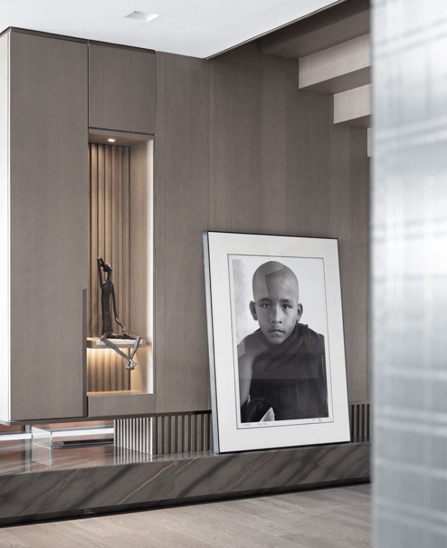 Элегантный интерьер апартаментов в городе Чжухай, Китай