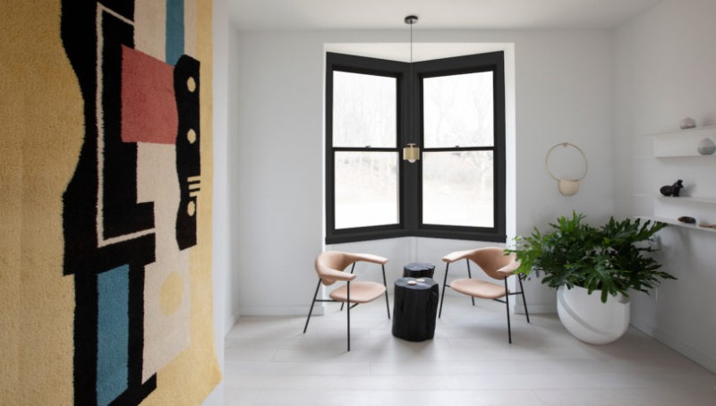 Минималистичный дом, расположенный в Ориенте, штат Нью-Йорк Минималистичный дом, расположенный в Ориенте, штат Нью-Йорк