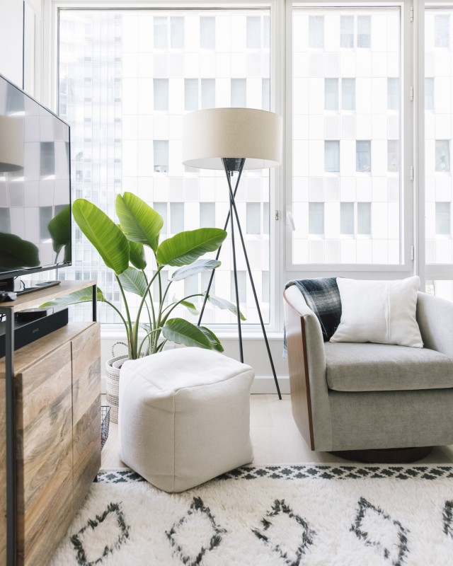 Интерьер просторной квартиры в Нью-Йорке