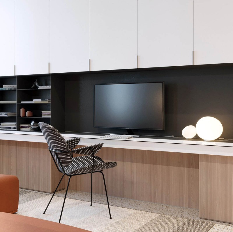 Яркий элегантный интерьер небольшой квартиры