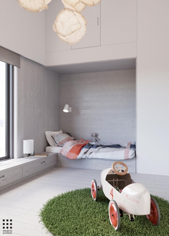 Проект дома, оформленного в спокойных тонах