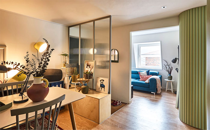 Симпатичные современные апартаменты в центре Сеула, Южная Корея