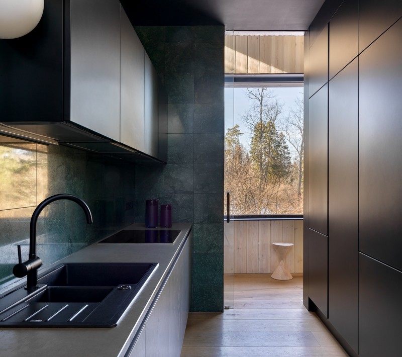 Футуристические элементы в дизайне загородного дома