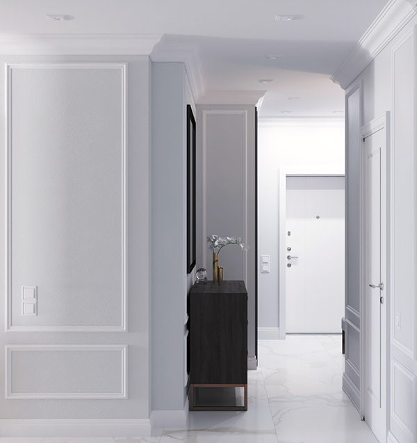 Интерьер квартиры в неоклассическом стиле